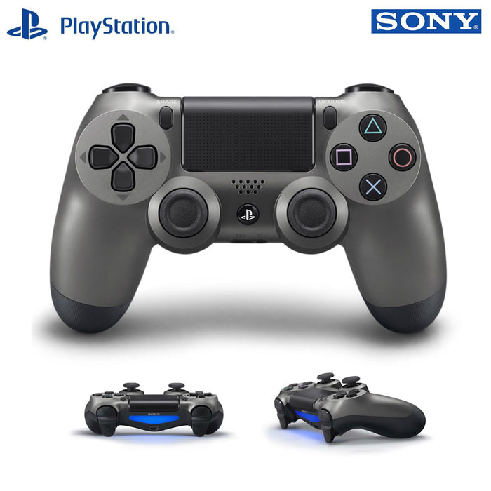DualShock 4 Wireless Controller - Steel Black [PlayStation 4 Accessory]