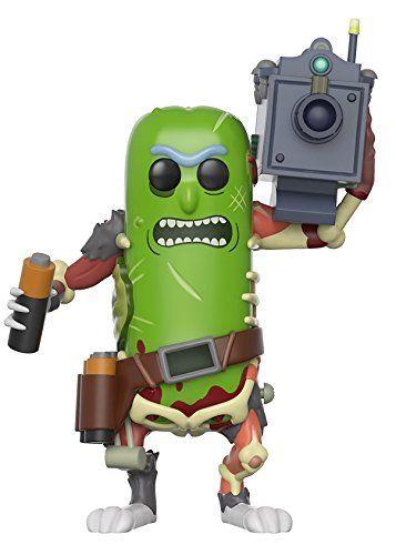 Funko POP! Animation - Rick and Morty: Pickle Rick with Laser Vinyl Figure [Toys, Ages 17+, #332]