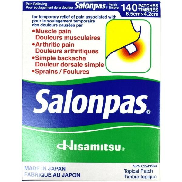 Salonpas Pain Relieving Patch - 140 Patches [Healthcare]