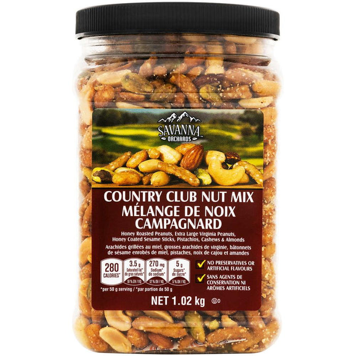 Savanna Orchards Country Club Nut Mix - 1.02kg [Snacks & Sundries]