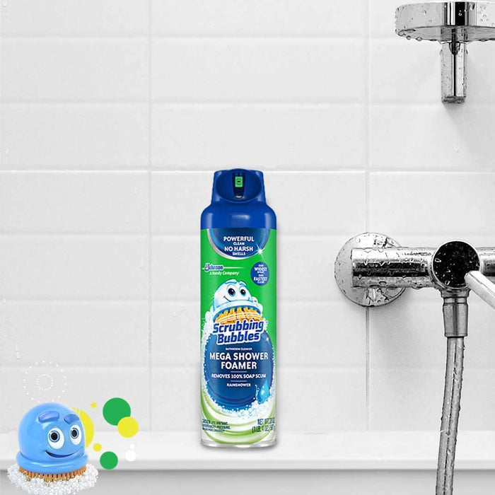 Scrubbing Bubbles Bathroom Grime Fighter / Mega Shower Foamer - 4 Pack - 90 oz [House & Home]