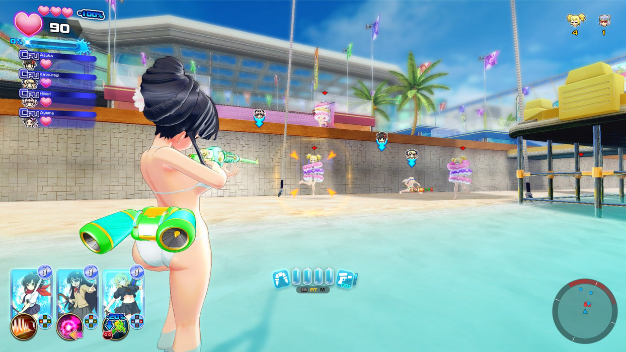 Senran Kagura Peach Beach Splash - No Shirt, No Shoes, All Service Edition  - PlayStation 4
