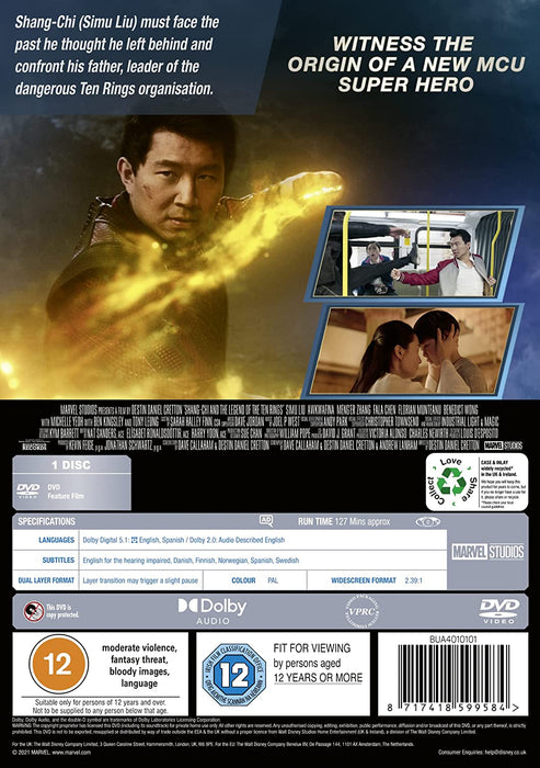 Marvel's Shang-Chi and the Legend of the Ten Rings [DVD]
