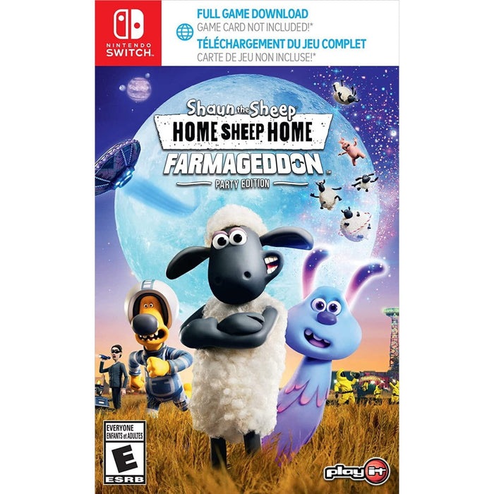 Shaun the Sheep: Home Sheep Home - Farmageddon Party Edition - Code in a Box [Nintendo Switch]