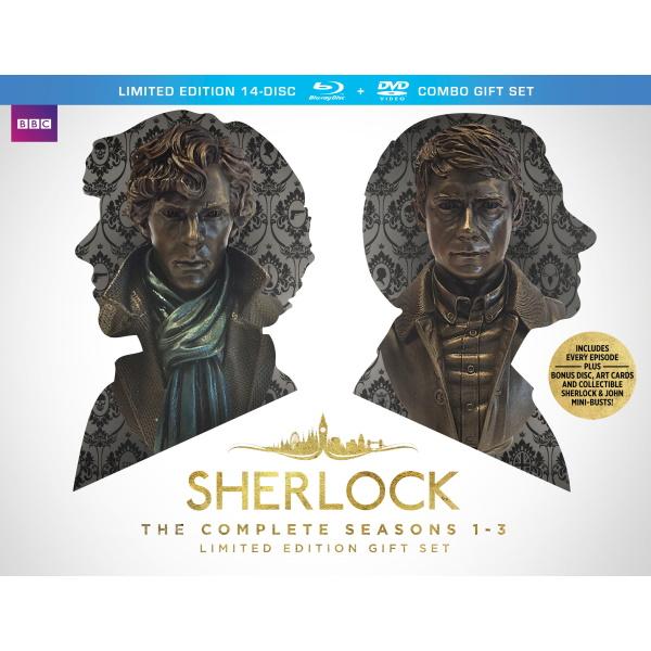 Sherlock: The Complete Seasons 1-3 - Limited Edition Gift Set [Blu-ray + DVD Box Set]