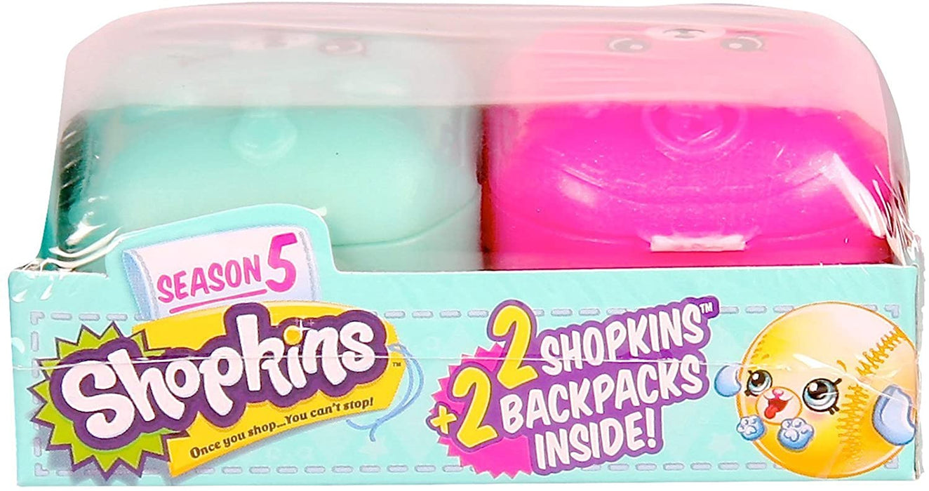 Shopkins Season 5 Blind Backpacks - 2 Pack [Toys, Ages 5+]