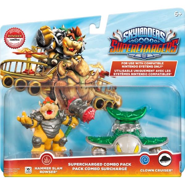 Skylanders Superchargers Supercharged Combo Pack - Hammer Slam Bowser + Clown Cruiser 2-Pack [Nintendo Accessory]