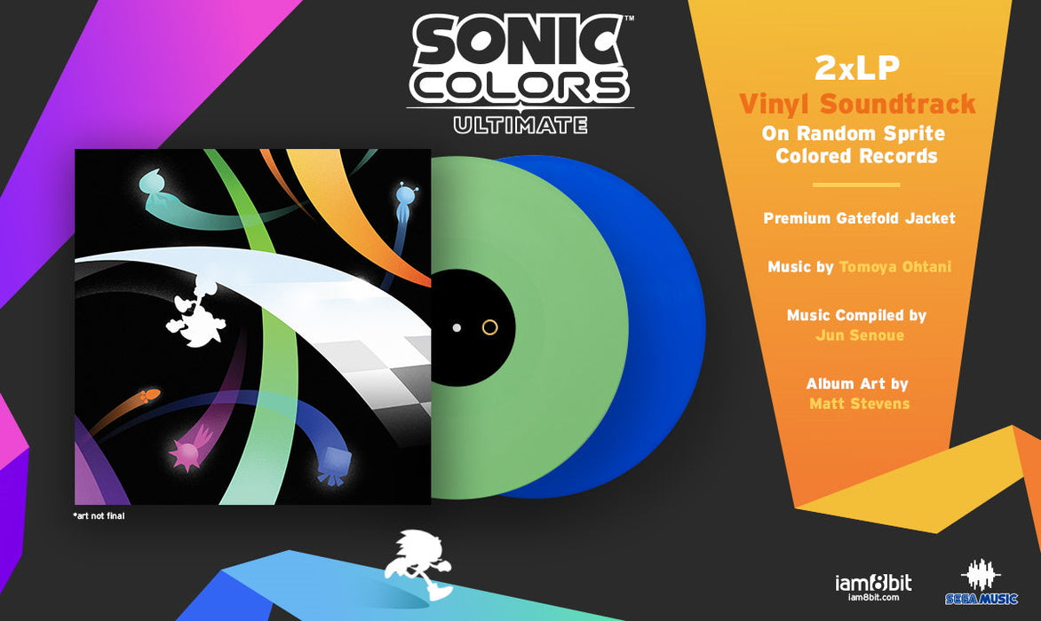 Sonic Colors: Ultimate 2xLP Random Sprite-Colored Vinyl Soundtrack [Audio Vinyl]