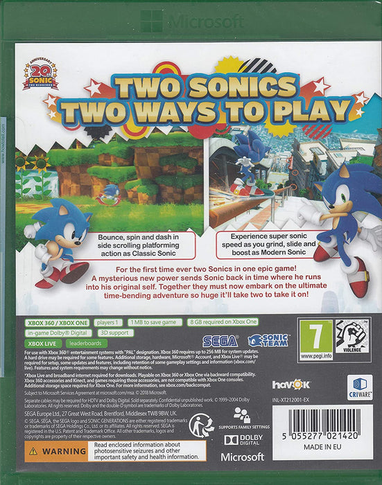 Sonic Generations [Xbox One]