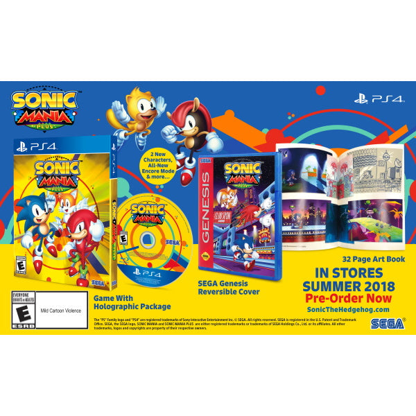 Sonic Mania Plus - Launch Edition [PlayStation 4]