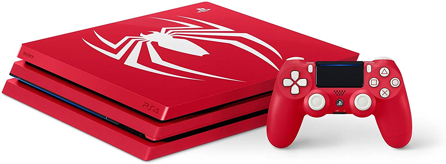 PlayStation 4 Pro Console - Edition Amazing Red Spide — MyShopville