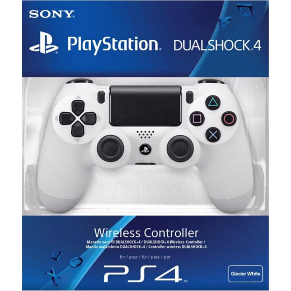 DualShock 4 Wireless Controller - Glacier White [PlayStation 4 Accessory]