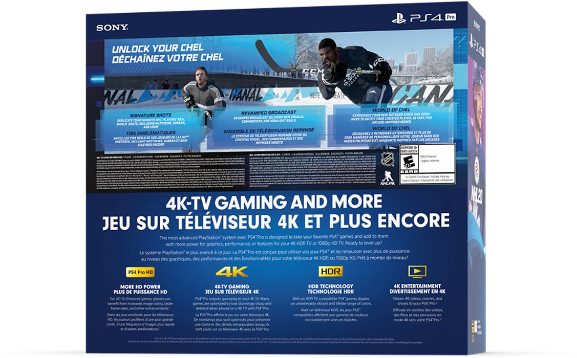 Sony PlayStation 4 Pro Console - NHL 20 Bundle Edition - 1TB [PlayStation 4 System]