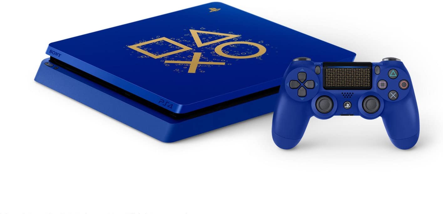 Sony PlayStation 4 Slim Console - Days of Play Limited Edition Bundle - Blue - 1TB [PlayStation 4 System]