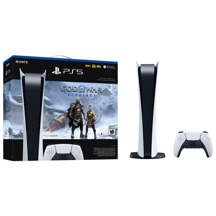Sony PlayStation 5 Console - Digital Edition - God of War: Ragnarok Bundle [PlayStation 5 System]