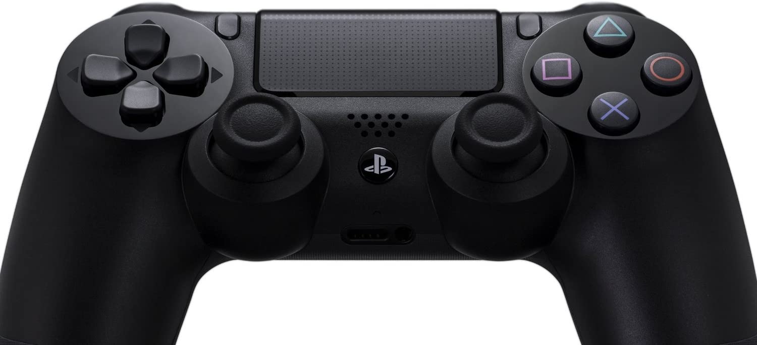 Playstation 4 DualShock 4 Wireless Controller - Jet Black V2 [PlayStation 4 Accessory]