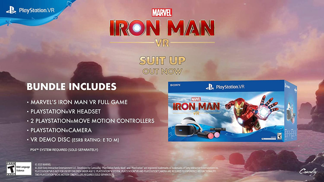 Såvel forfængelighed Datum Sony PlayStation VR - Marvel's Iron Man VR Bundle - PSVR [PlayStation —  MyShopville
