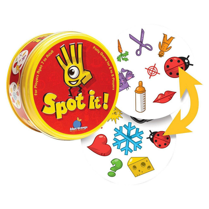 Spot It! [Card Game, 2-8 Players, Ages 7+]