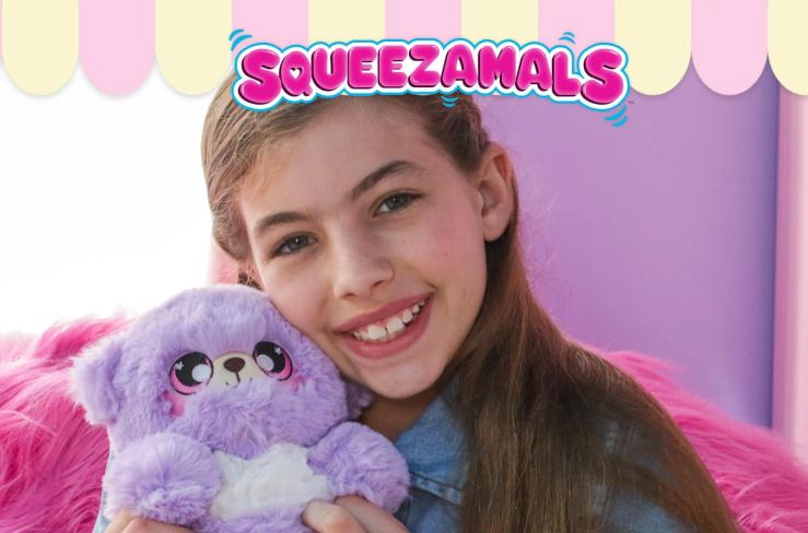 Squeezamals Scented Plush - Harley The Hedgehog [Toys, Ages 4+]