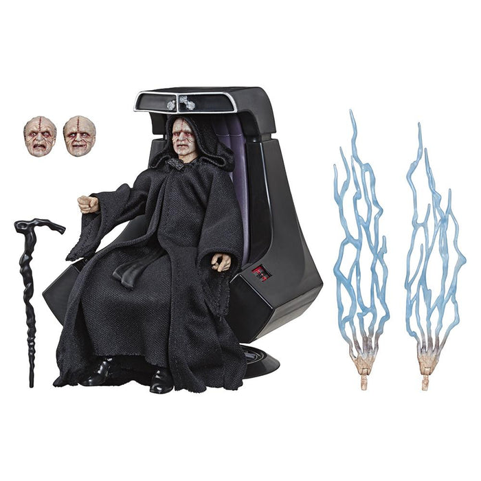 Star Wars: The Black Series - Emperor Palpatine and Throne 6" Action Figure [Toys, Ages 3+]