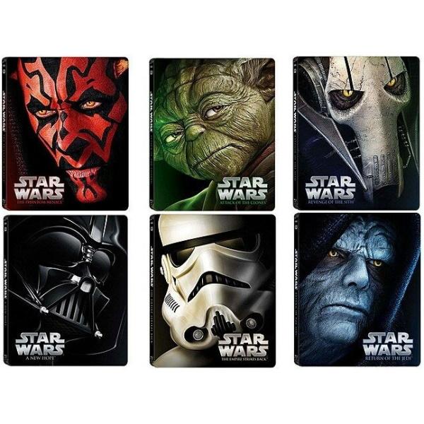 Star Wars: Episodes 1-6 - Limited Edition SteelBook Combo [Blu-ray