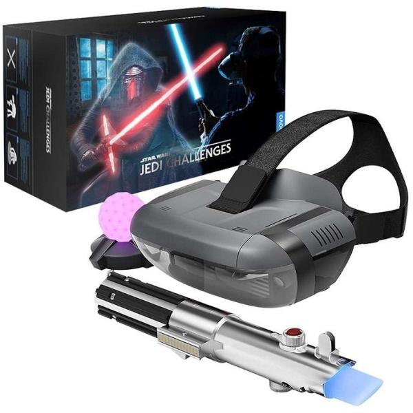 Star Wars: Jedi Challenges AR Headset with Lightsaber Controller and Tracking Beacon [Toys, Ages 10+]