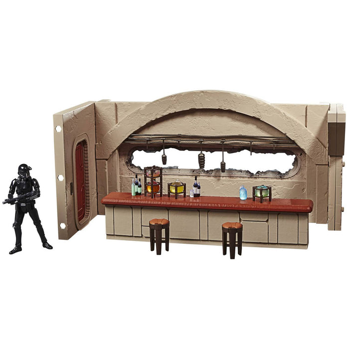 Star Wars: The Vintage Collection - The Mandalorian Nevarro Cantina 3.75 Inch Playset + Imperial Death Trooper (Nevarro) Action Figure [Toys, Ages 4+]