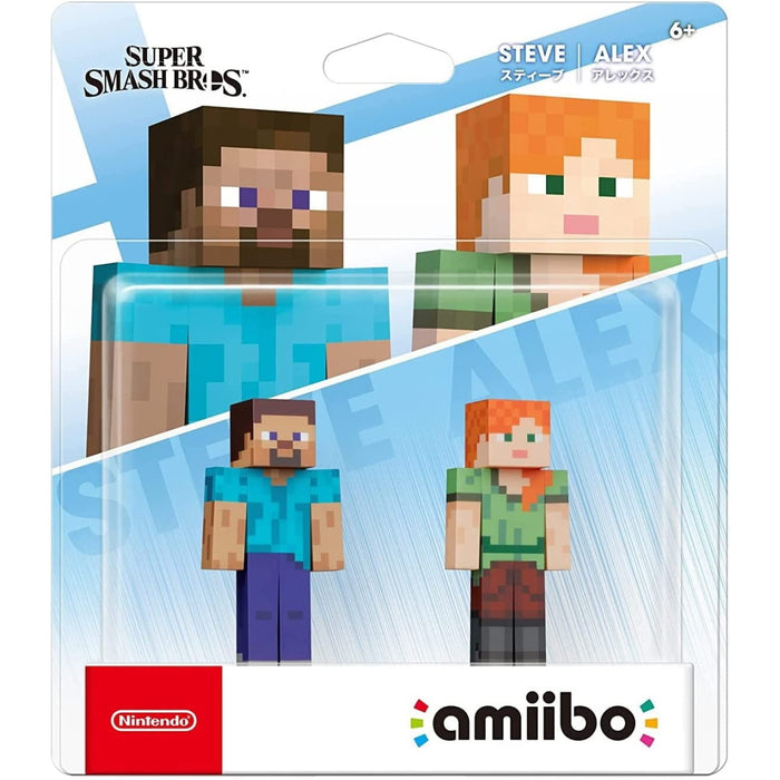 Steve & Alex Amiibo 2-Pack - Super Smash Bros. Series [Nintendo Accessory]