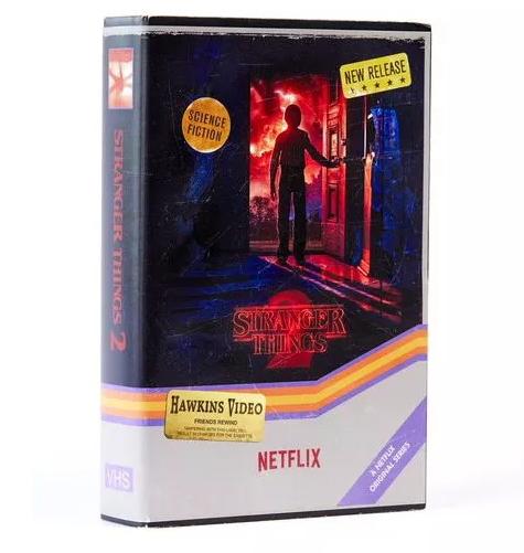 Stranger Things Netflix Exclusive Complete Season 1 and Season 2 Bundle,  DVD / Blu-ray Discs in VHS Style Boxes