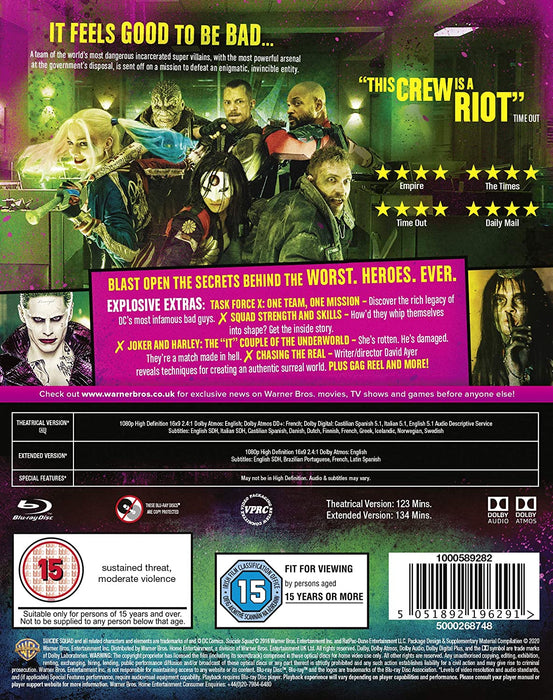 Suicide Squad - Extended Cut [Blu-ray]