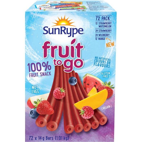SunRype Fruit to Go Variety Pack - 1.01kg - 72-Count [Snacks & Sundries]