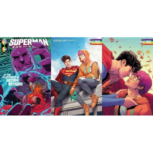 Superman: Son Of Kal-EL #5 - Cover A / B / C - 1st Printing Exclusive Comic Bundle [Comic Book]