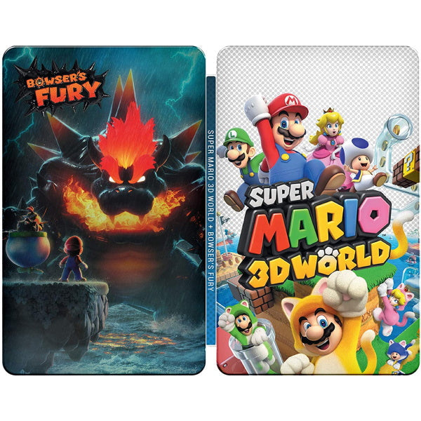 Mario SteelBook Fury World 3D [Nintendo — ONLY Switch MyShopville Super - Bowser\'s +
