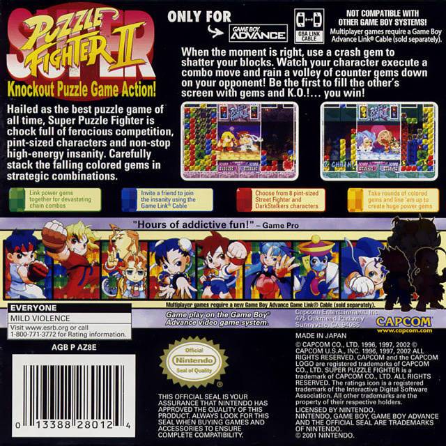 Super Puzzle Fighter II [GameBoy Advance]