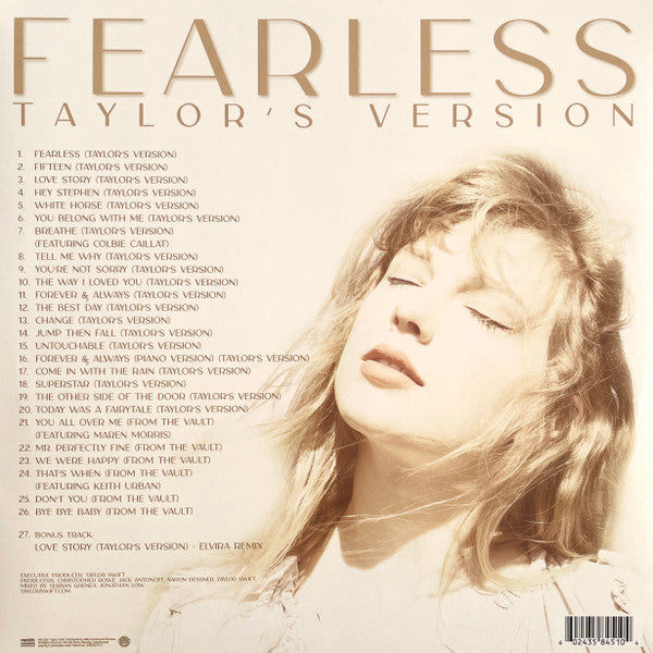 Taylor Swift - Fearless (Taylor's Version) 3LP Gold Vinyl [Audio Vinyl]
