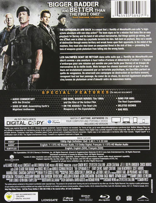 The Expendables 2 - Limited Edition SteelBook [Blu-ray]