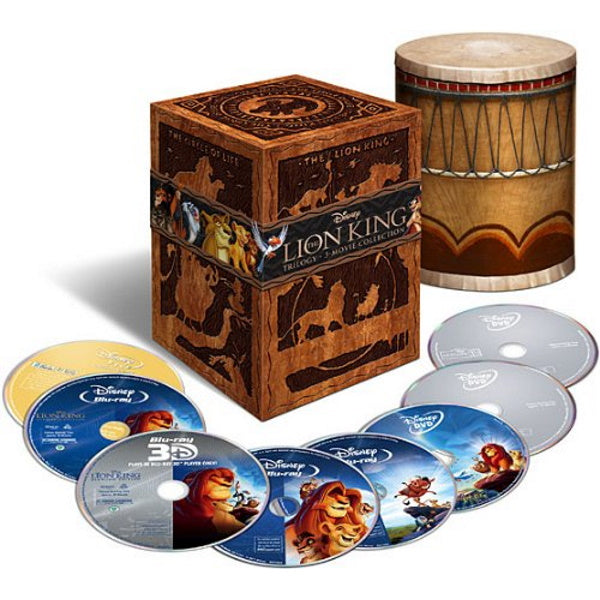 Disney's The Lion King Trilogy Collector's Set [Blu-ray Box Set + DVD + Digital]
