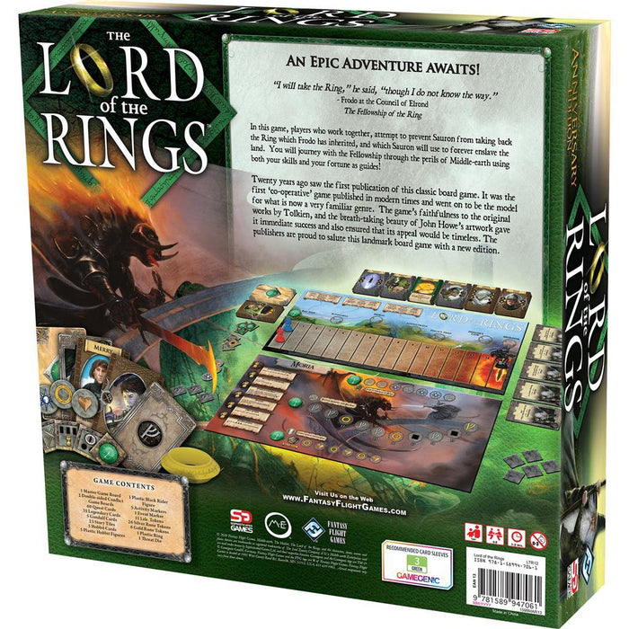 The Lord of the Rings: The Board Game - Anniversary Edition [Board Game, 2-5 Players]