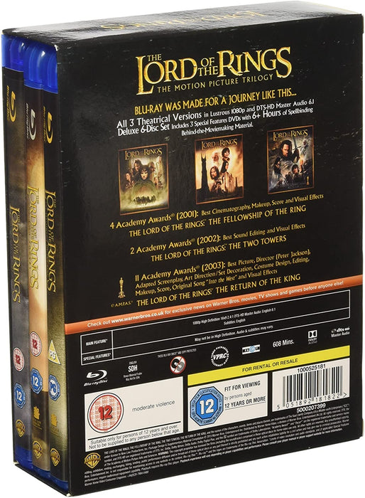 The Lord of the Rings: The Motion Picture Trilogy [Blu-ray Box Set]