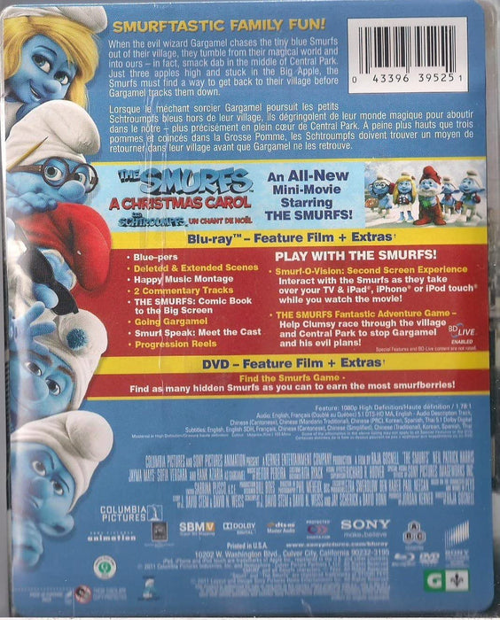 The Smurfs - Limited Edition SteelBook [Blu-ray + DVD + Digital]