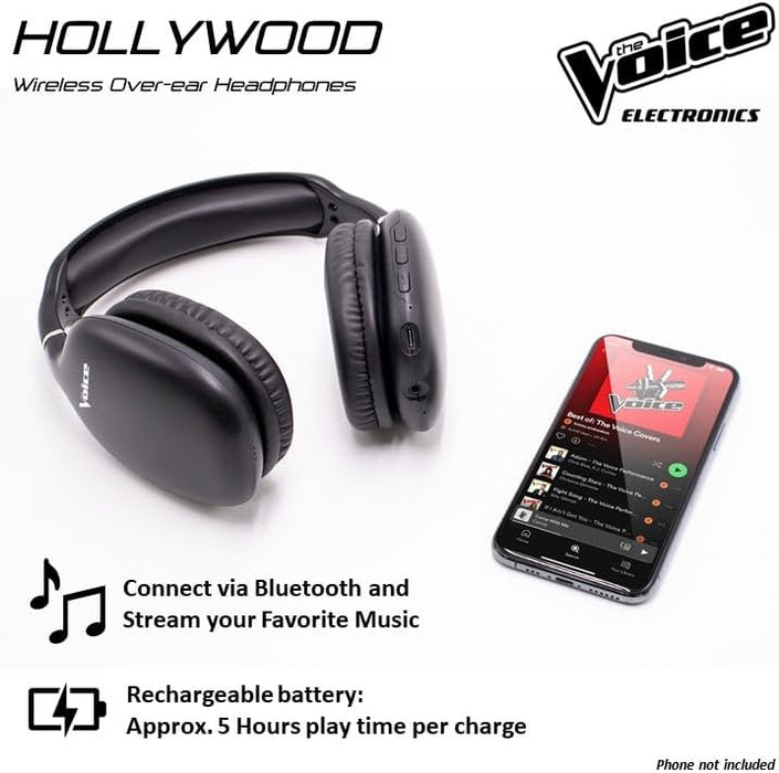 The Voice: Hollywood Wireless Bluetooth Over-Ear Headphones [Electronics]
