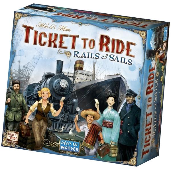 Ticket to Ride: Rails & Sails [Board Game, 2-5 Players]