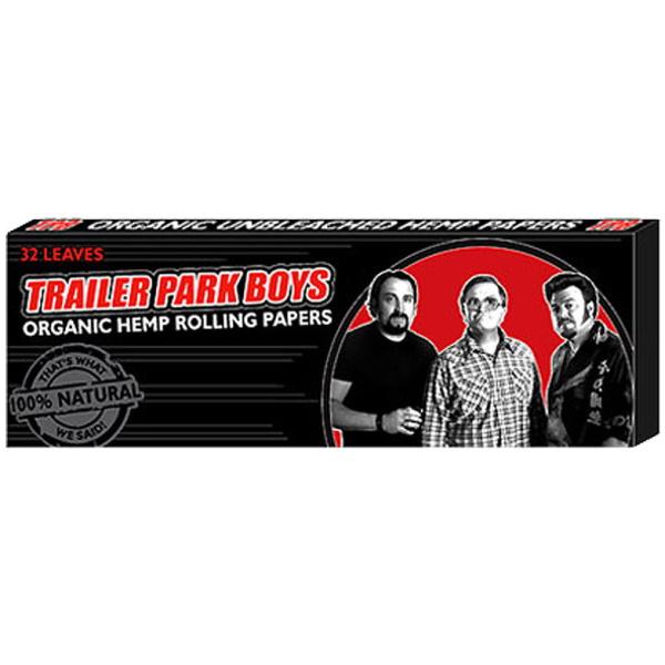 Trailer Park Boys: Organic Hemp Rolling Papers - Black - 32 Papers [Collectible]