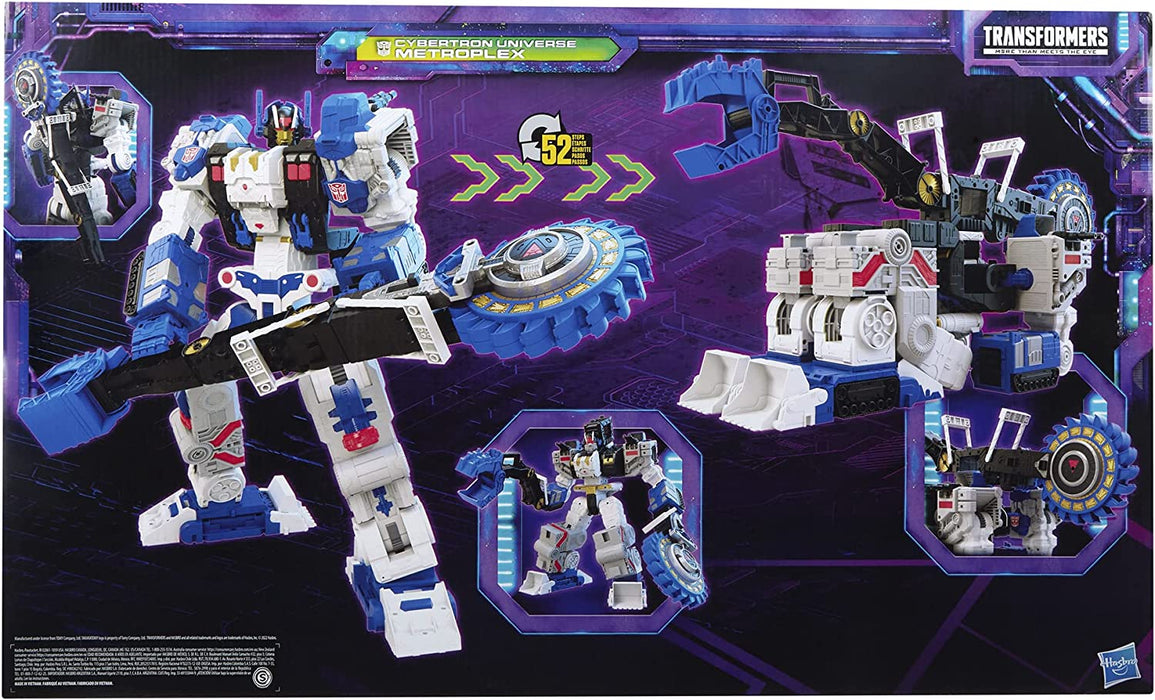 Transformers Generations Legacy Series Titan Cybertron Universe Metroplex 22-Inch Action Figure [Toys, Ages 15+]