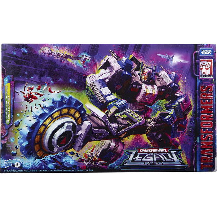 Transformers Generations Legacy Series Titan Cybertron Universe Metroplex 22-Inch Action Figure [Toys, Ages 15+]