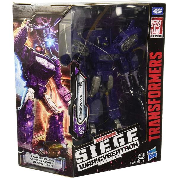 Transformers Generations War for Cybertron: Siege Leader Class Shockwave Action Figure [Toys, Ages 8+]