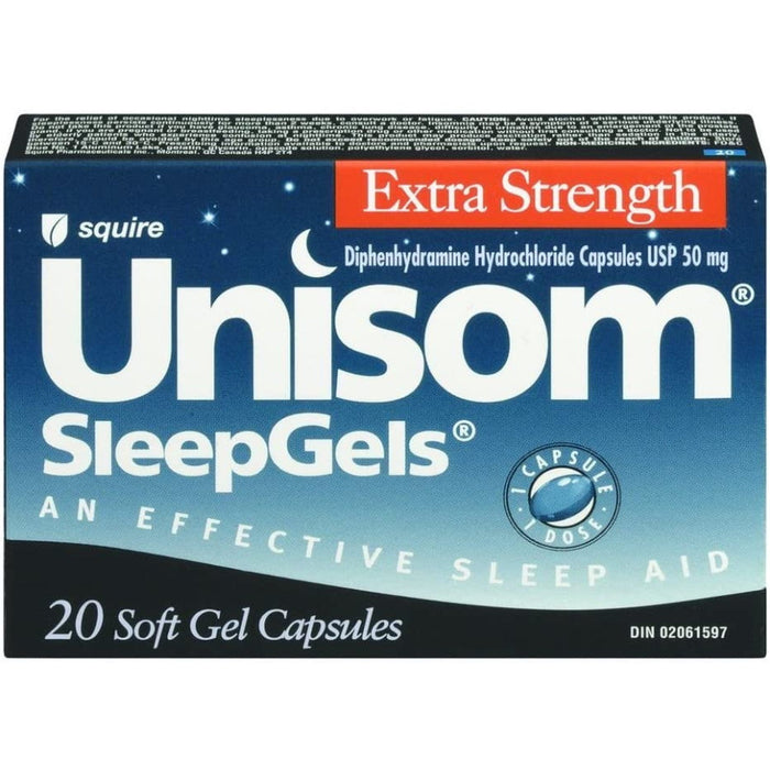 Unisom Sleep Gels Extra Strength - 20 Capsules [Healthcare]