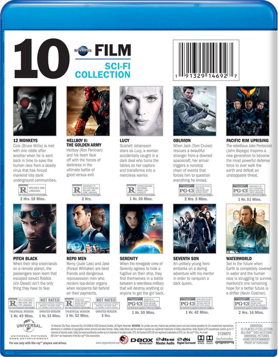Universal 10-Film Sci-Fi Collection [Blu-Ray Box Set]