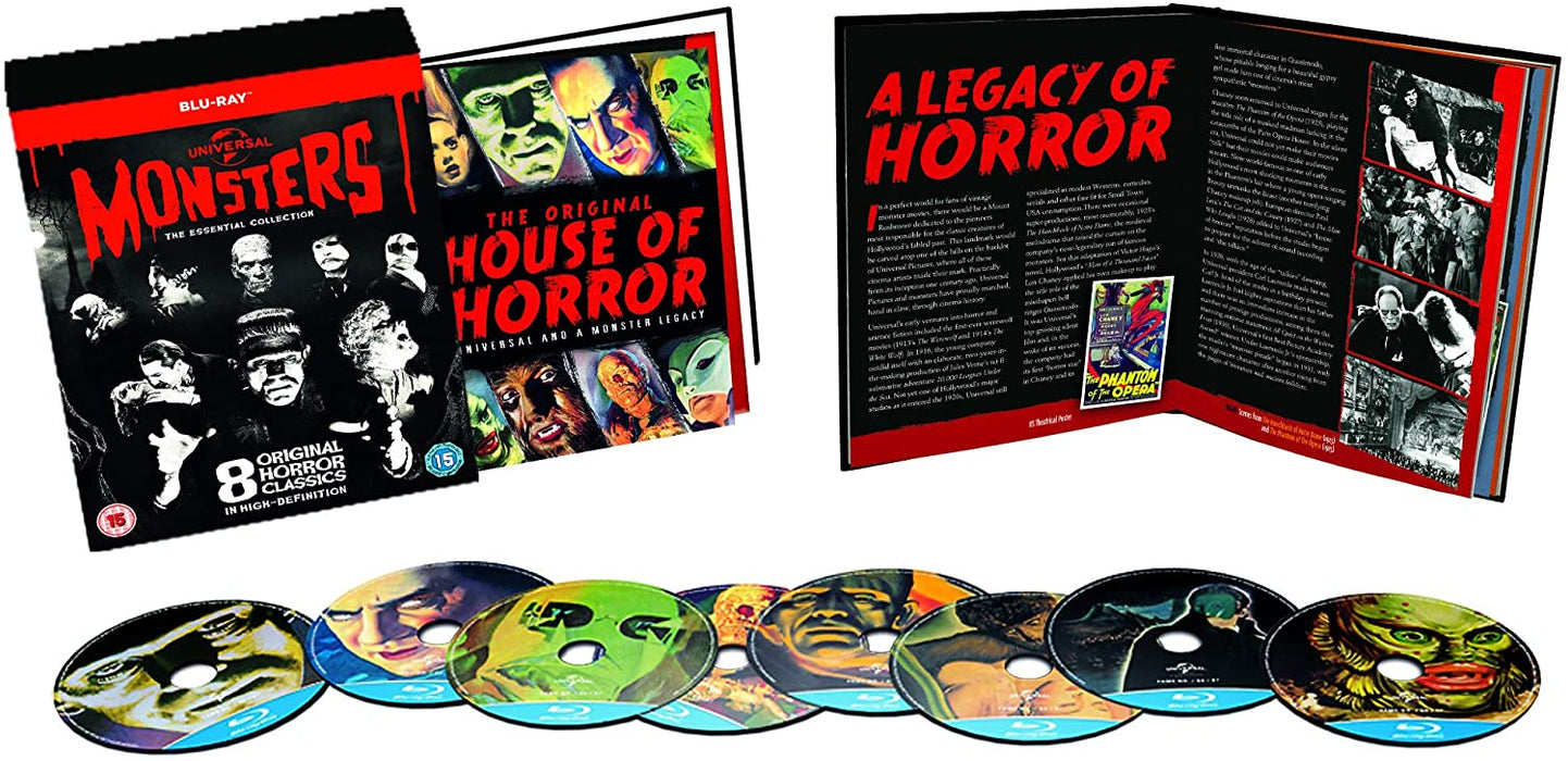 Universal Monsters: The Essential Collection [Blu-Ray Box Set]