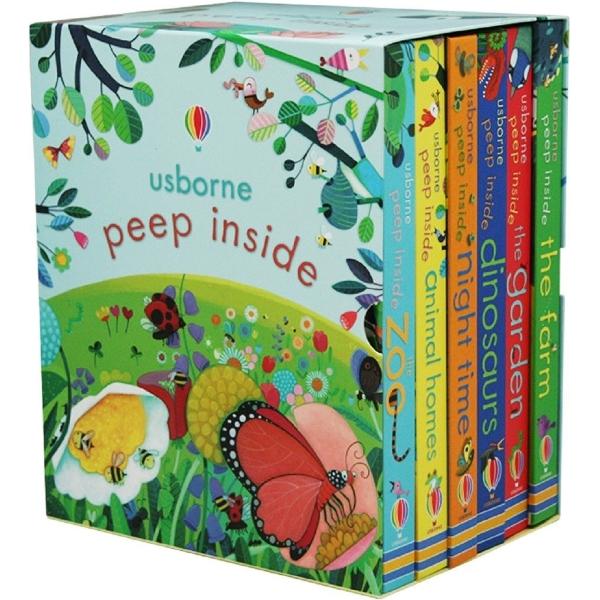 Usborne Peep Inside Collection [6 Hardcover Book Set]
